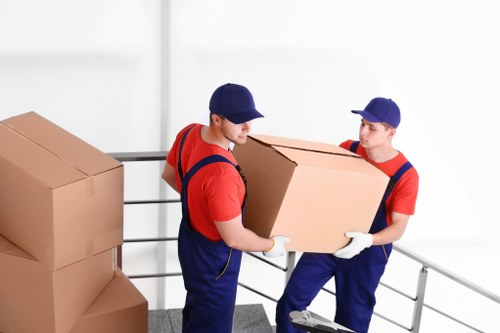 Local removals team planning a move in Shepherdsbush with residential street access
