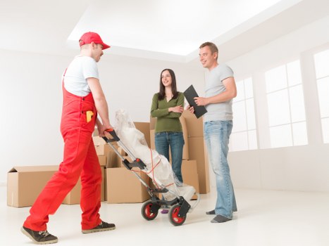 Secure storage space in Shepherds Bush with organized boxes