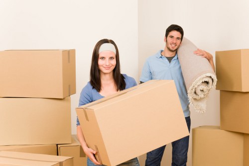 Household items prepared for a flat or house move in Shepherdsbush