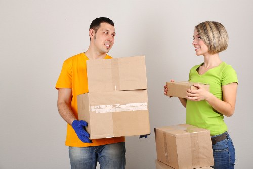 Clean and secure storage unit interior in Shepherds Bush